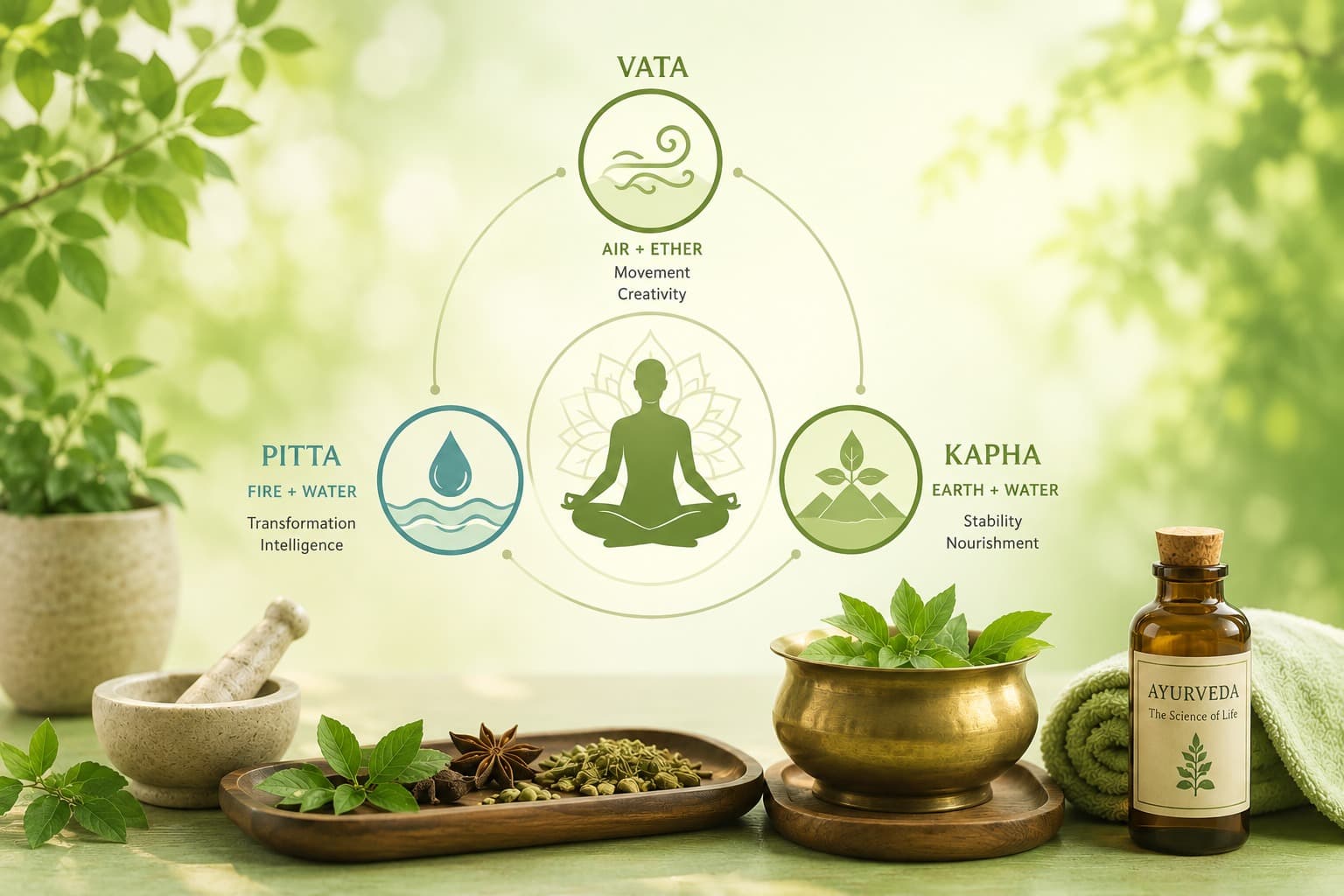 Ayurvedic practitioner guiding a holistic wellness consultation